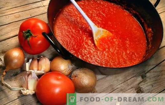 Pomidorų padažai žiemai: nuo Gruzijos kečupo iki Krymo adjikos. Paruoškite naminius pomidorų padažus žiemai