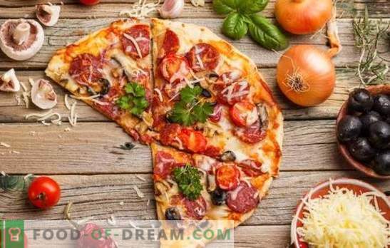 Pica su pomidorais, dešra ir sūriu - universalus patiekalas visoms progoms. Geriausi receptai užkandžiams pica su pomidorais, dešra ir sūriu