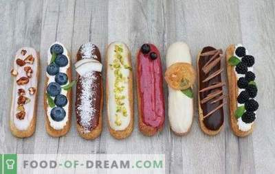 Glaze for eclairs is the final touch of dessert perfection. How to cook a variety of glaze for eclairs easily and quickly