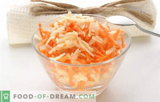 Kaip valgyti valgomajame morkų salotos, kodėl taip skanus? Morkų salotos valgomajame - naminiai receptai!