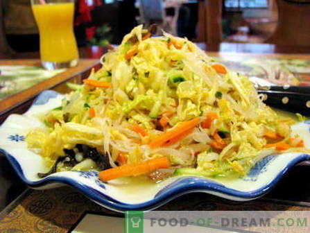 Pekino salotos - geriausi receptai. Kaip tinkamai ir virti Pekino salotas.