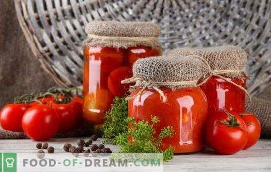 Marinuoti pomidorai žiemai - vasaros skonis ir kvapas. Svarbūs patarimai ir originalūs receptai: kaip padažyti pomidorus žiemai