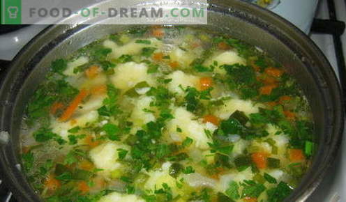 Koldūnų sriuba - geriausi receptai. Kaip tinkamai ir skaniai virti sriuba su koldūnais.