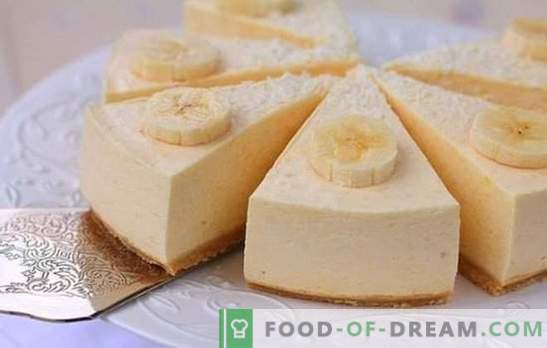 Bananų sūkuris - drumstas desertas su stebuklingu aromatu! Paprasti bananų sūrio receptai su varškės, manų kruopos, šokoladu