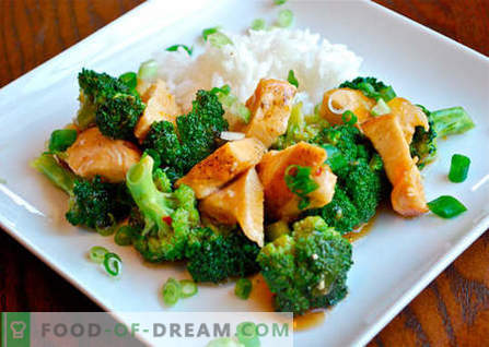Broccoli Chicken - geriausi receptai. Kaip tinkamai ir skaniai virti vištienos su brokoliais.