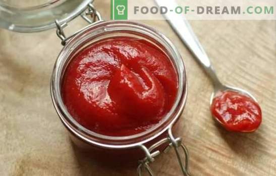 Pomidorų pasta ketchupas - greitas padažas bet kuriam patiekalui. Pomidorų pasta ketchupo receptai: geriau tik namuose!