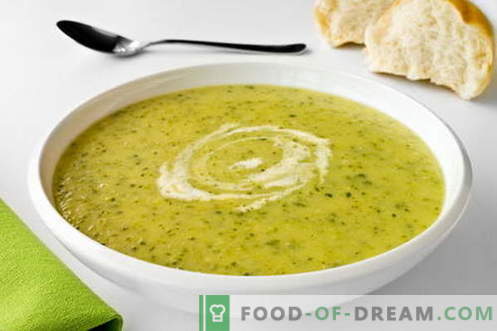 Cukinijos sriuba - geriausi receptai. Kaip tinkamai ir skaniai virti sriubas iš cukinijų.