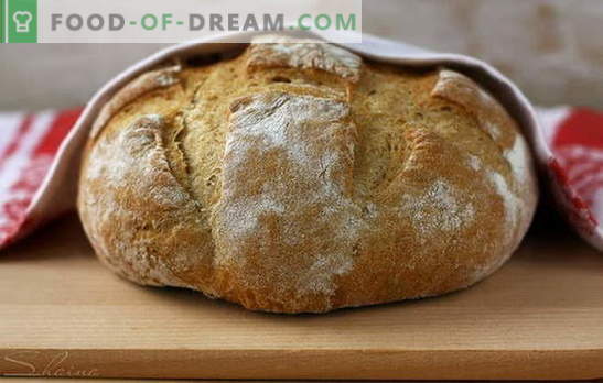 Namų gamybos geriau nei nupirkta - ruginė duona! Mielėse ir kefyre su mielėmis ir be jų - naminiai rugių duonos receptai