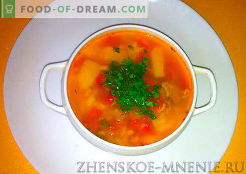 Kharcho sriuba - receptas su nuotraukomis ir žingsnis po žingsnio aprašymas