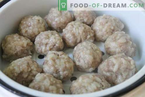 Hedgehog steam meatballs: ¡un plato de carne para niños y adultos!