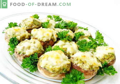 Champignons - geriausi receptai. Kaip gaminti grybus ir skanius.