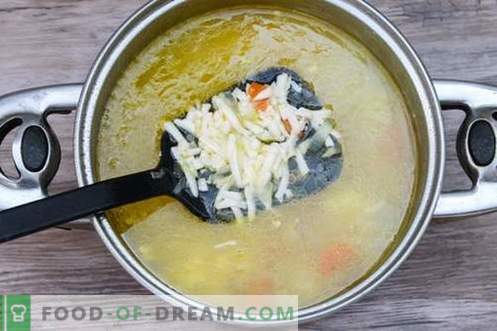 Grietinėlės sūrio sriuba - žingsnis po žingsnio receptas su nuotraukomis
