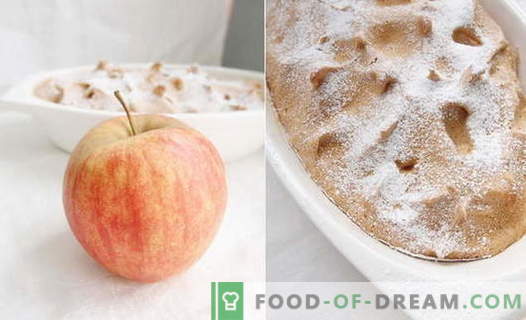 „Apple Soufflé“ - geriausi receptai. Kaip greitai ir skaniai ruošti obuolių kepsnius.