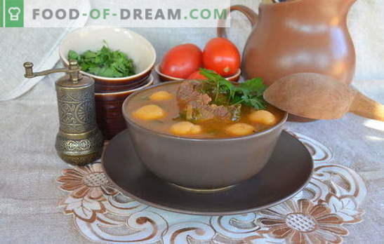 Armėnijos sriubos yra pirmųjų kursų šedevrai. Receptai Armėnijos sriubos su daržovėmis, lęšiais, pupelėmis, jogurtu, mėsos gabaliukais
