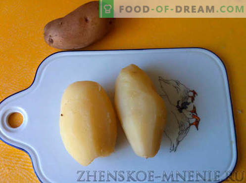 Salotos su baltais beržo sausainiais - receptas su nuotraukomis ir žingsnis po žingsnio aprašymas