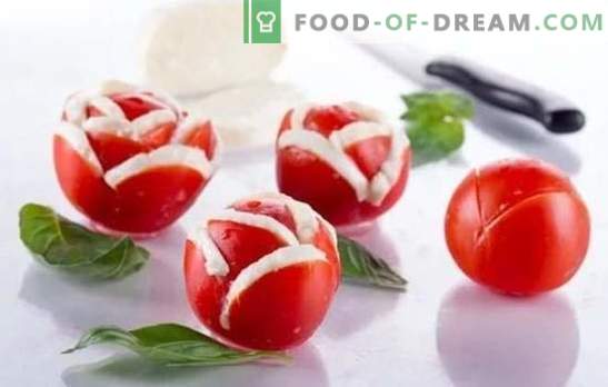 Pomidorų užkandžiai, salotos ir šoniniai patiekalai žiemai. Įrodytas pomidorų užkandžių receptai žiemos meniu: su pipirais, grybais, riešutais